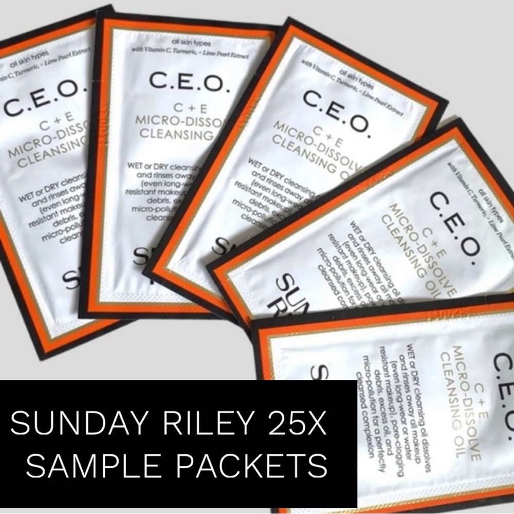 Sunday Riley •  25X CEO Cleansing Oil Samples